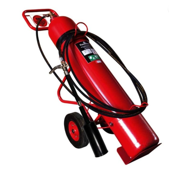 M45CO2M 45KG CO2 Mobile Extinguisher – Solid Rubber Wheel