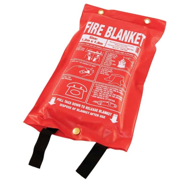 FSN128SC Large 1.2m x 1.8m Fire Blanket – Soft Plastic Pouch
